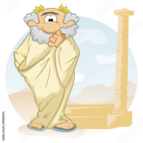 Cartoon thinker