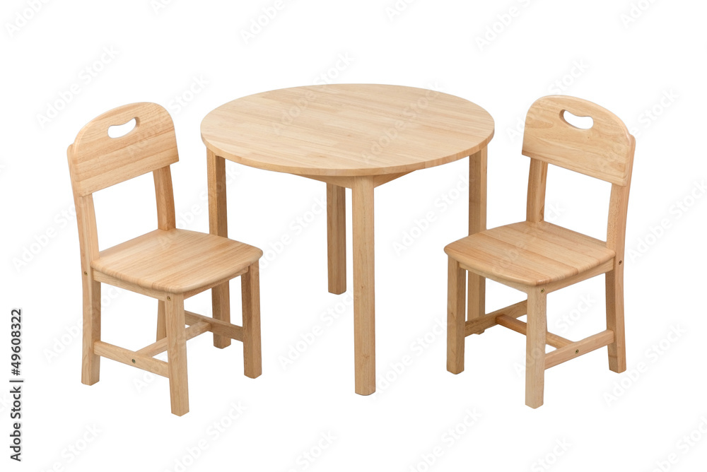 Nice and comfortable wooden kids chair and table set Nice and comfortable wooden kids chair and table set