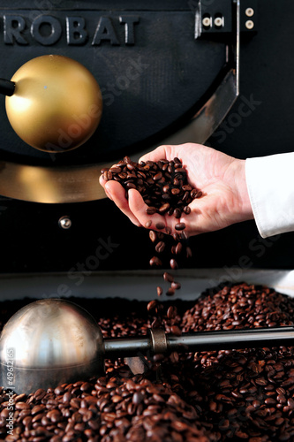 Kaffeerösterei - Kaffeebohnen