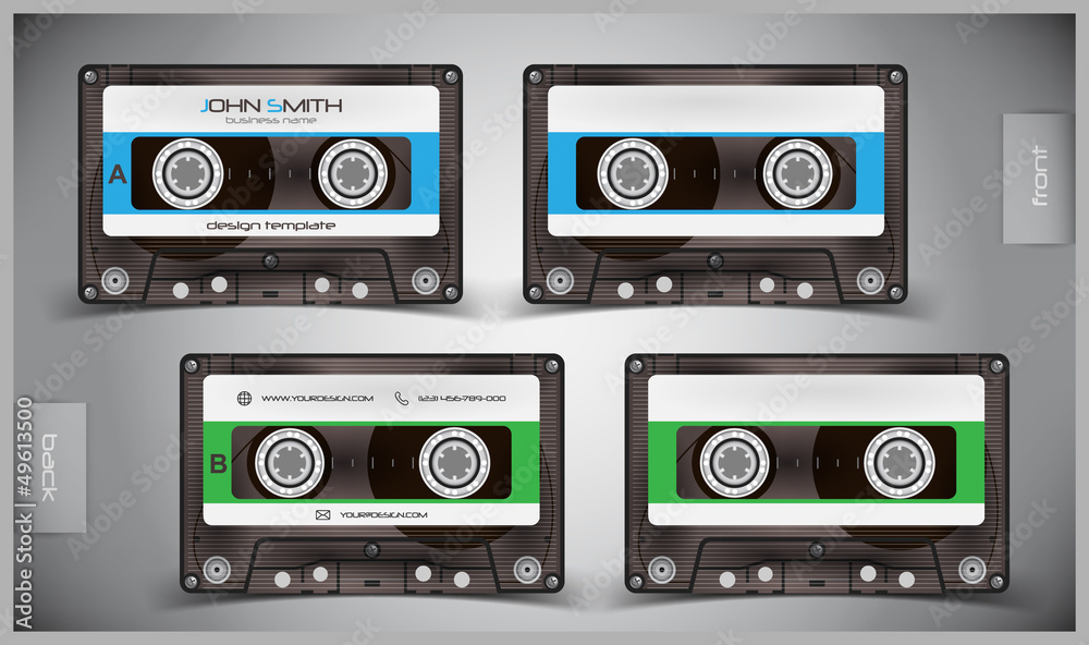 Vector abstract creative business cards (set template) Vector abstract creative business cards (set template)