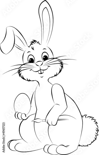 Vektor Osterhase Frohe Ostern