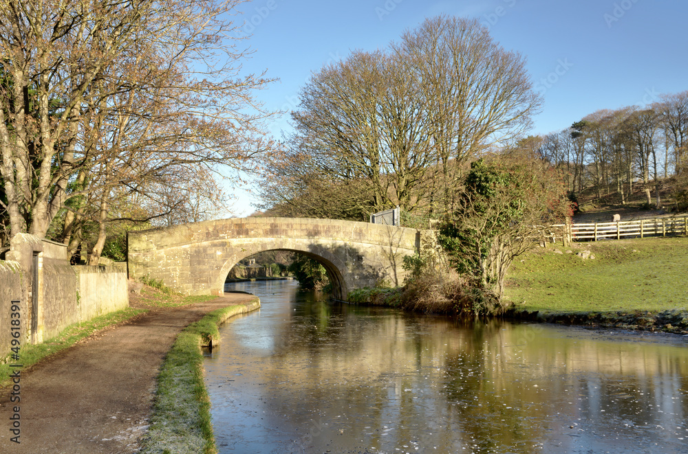 Fototapeta premium Bridge Number 124 on the Lancaster Canal