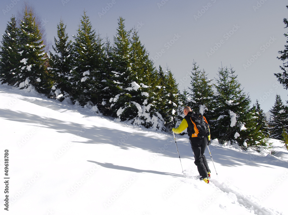 En ski de randonnée