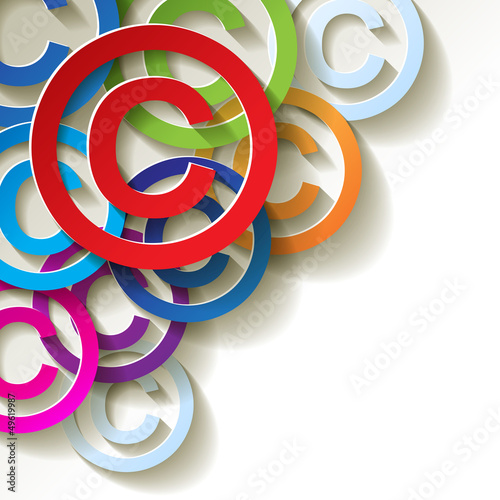 Copyright SYMBOL Papier Bunt