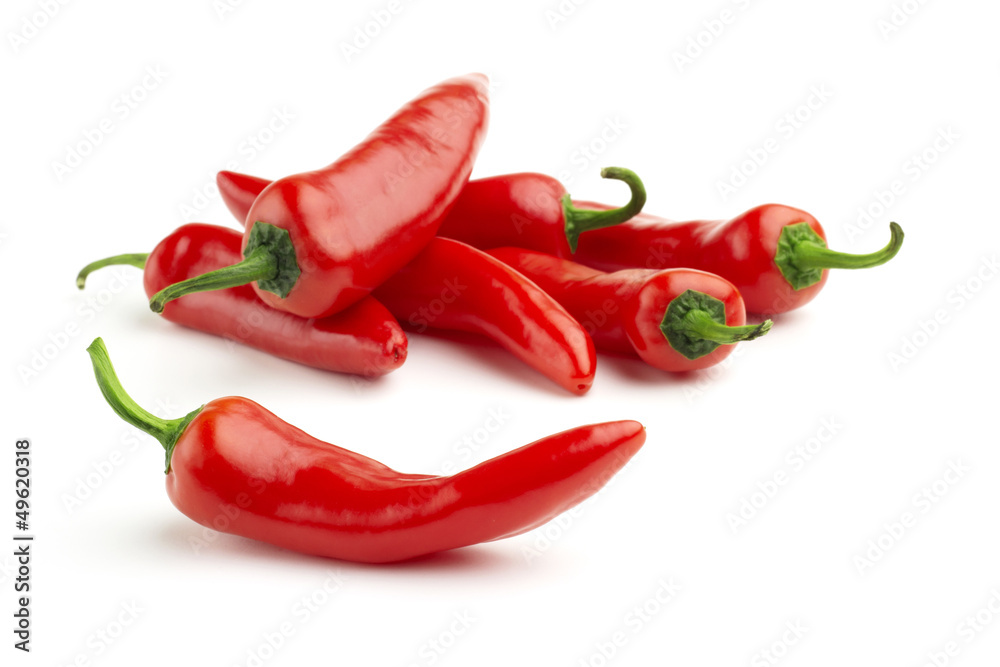 group of red chilies