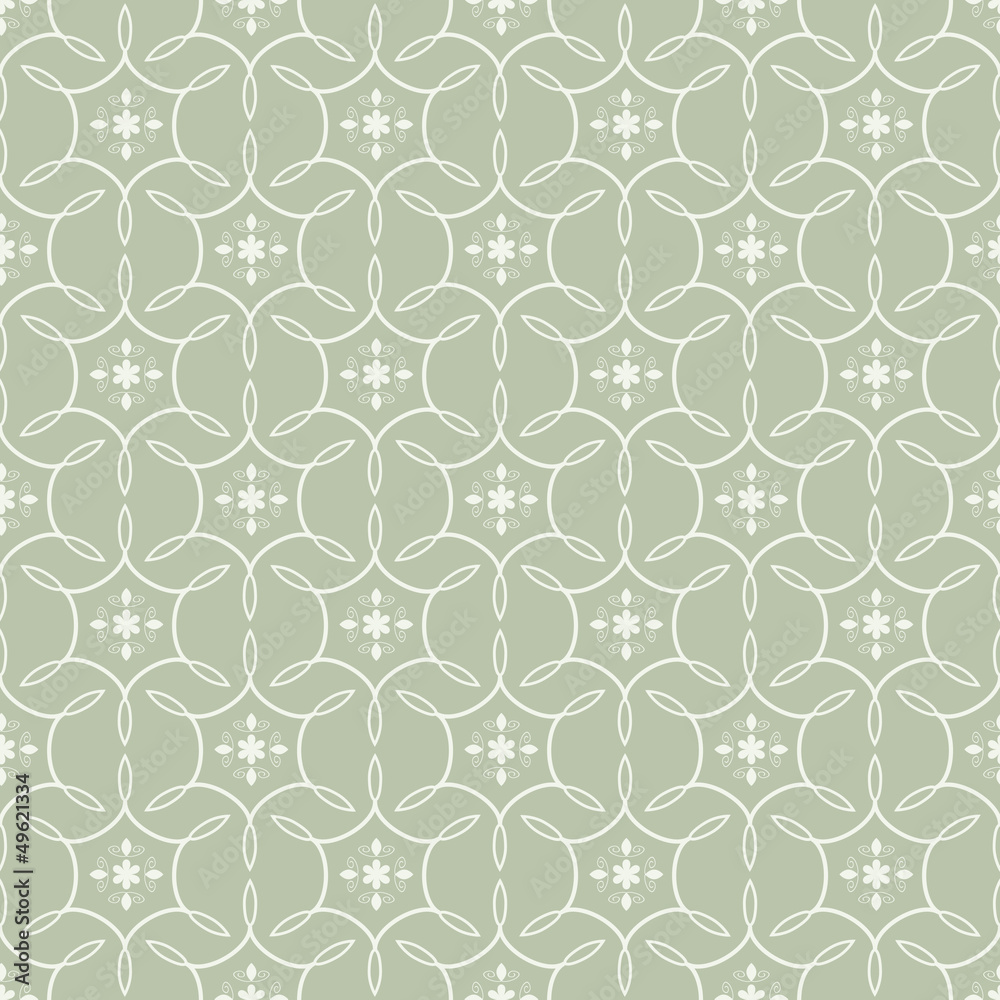 Seamless decorative ornamental pattern