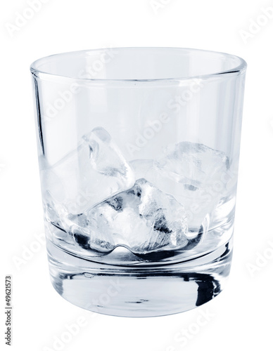 Glass with ice