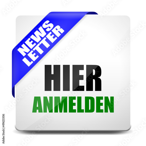 button eckig newsletter hier anmelden I