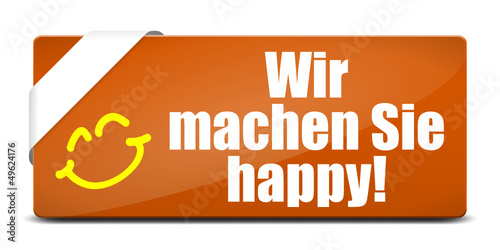 button eckig breit wir machen sie happy! I