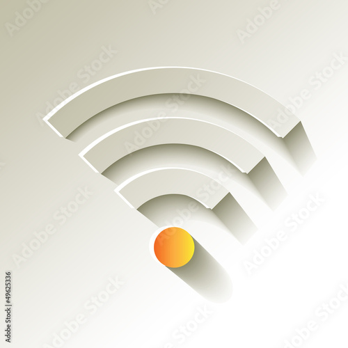 WiFi Wlan Gelb Signalstärke sehr schwach