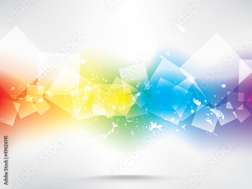 abstract colored background with circles