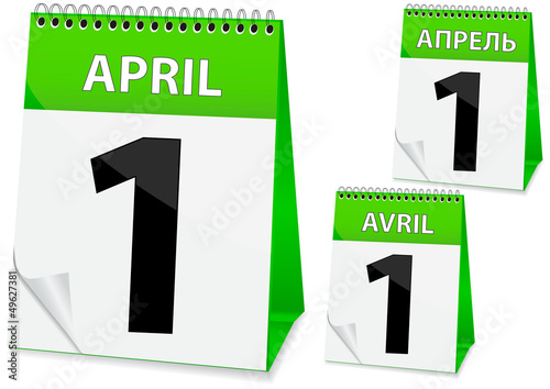 icon calendar for April 1
