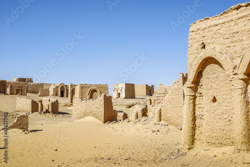 Nécropole chrétienne de Bagawat en Egypte