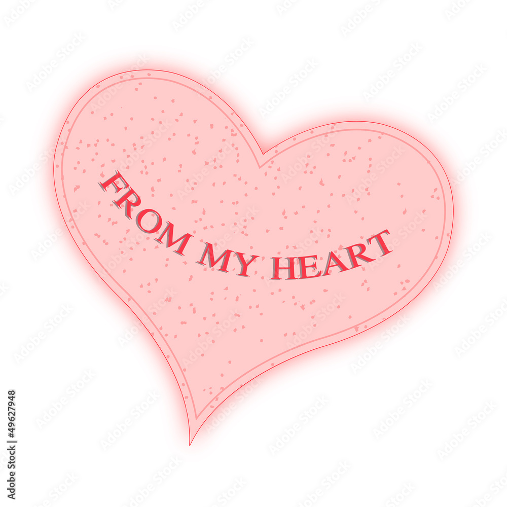 valentine paper heart
