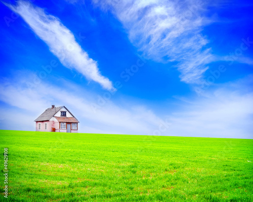 house in field © tycoon101