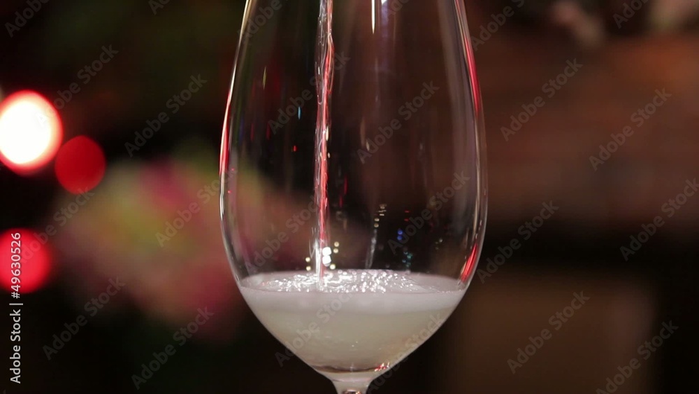 Champagne cocktail with fresh orange juice