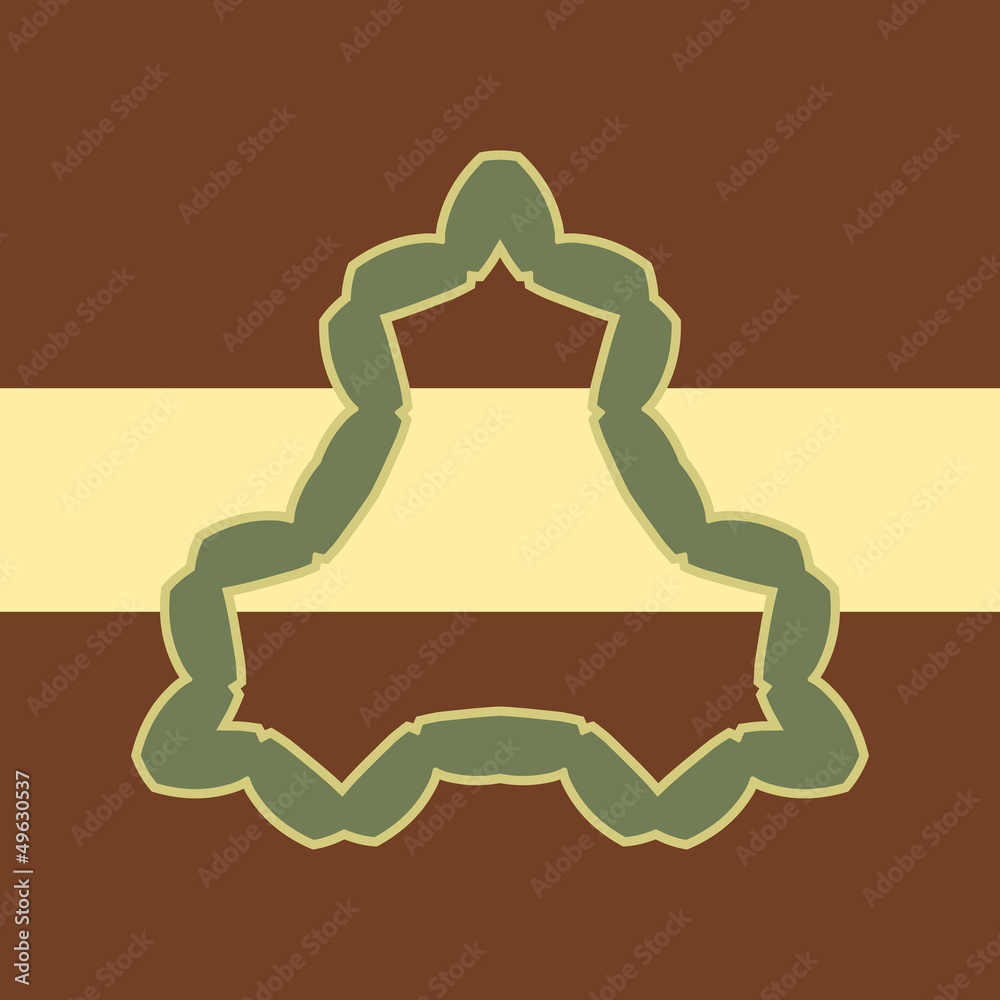 Fototapeta premium Vector vintage background and frame