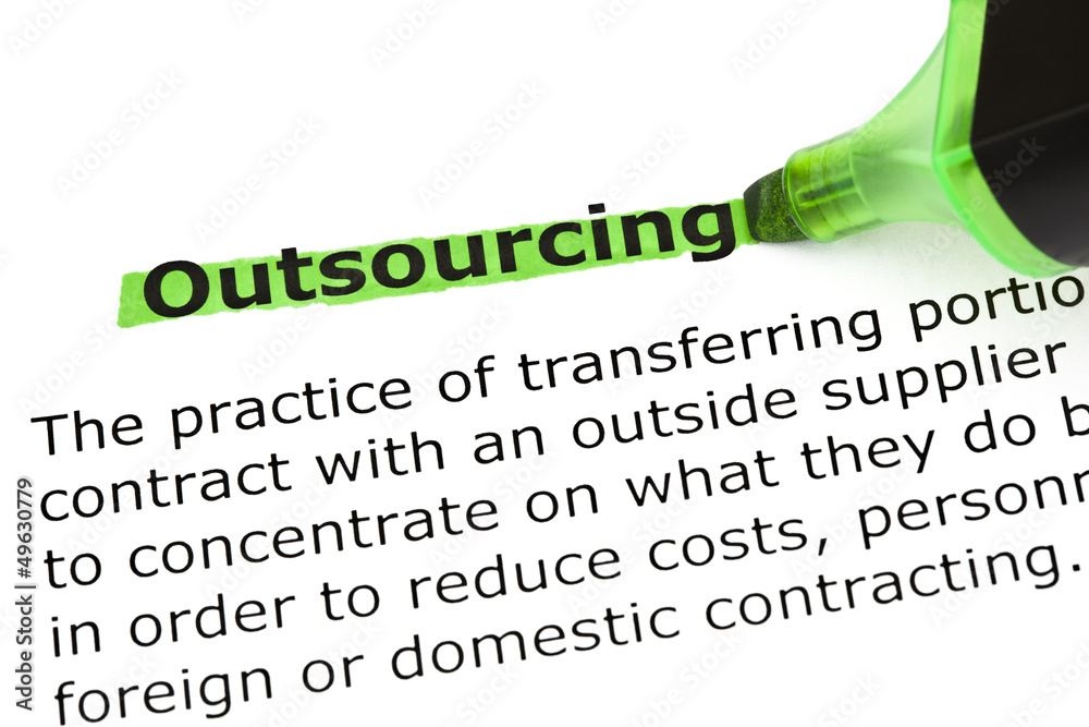 Dictionary definition of the word Outsourcing Dictionary definition of the word Outsourcing