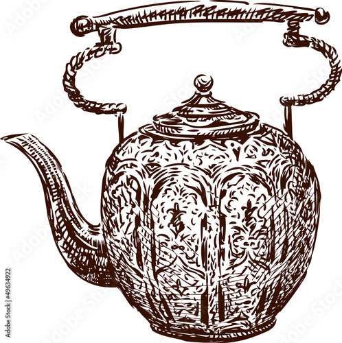 antique teapot