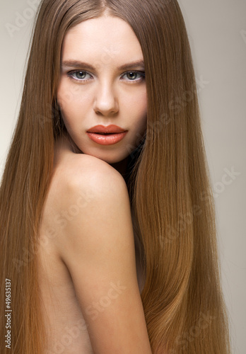 girl with long blond hair