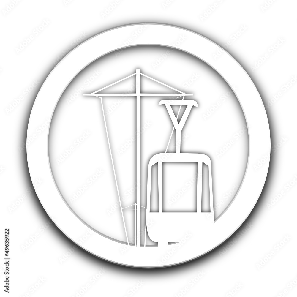 tramway vignette blanche