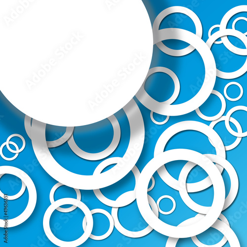 Vector water circles background