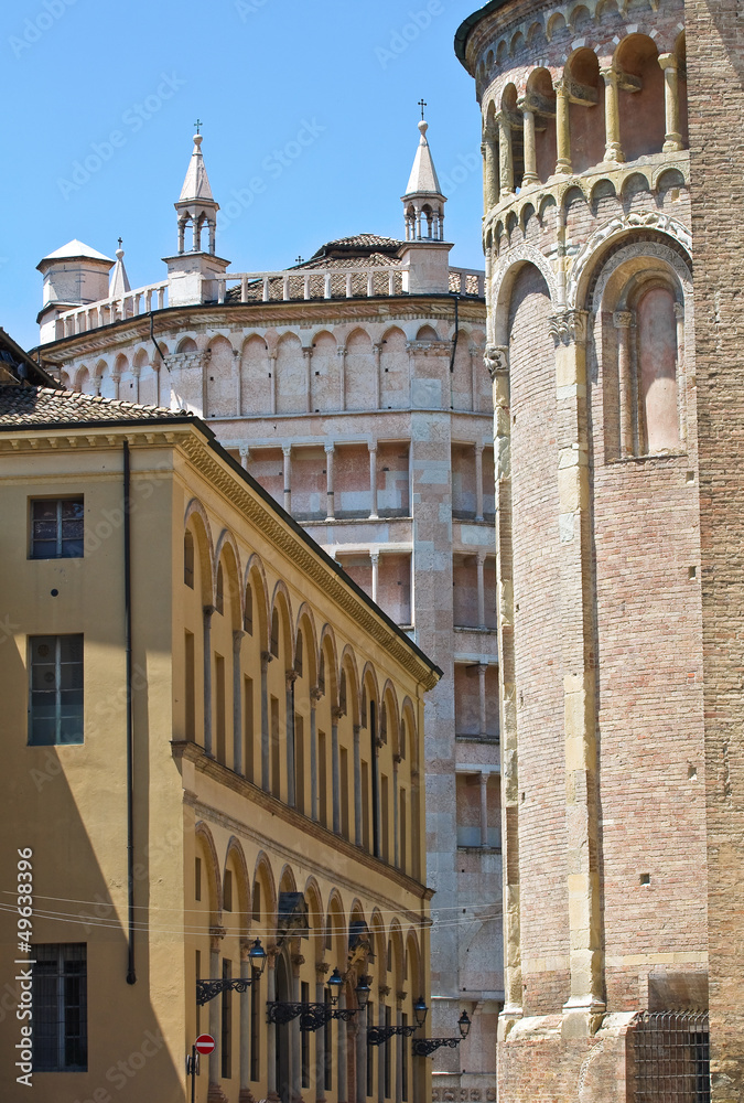 View of Parma. Emilia-Romagna. Italy.