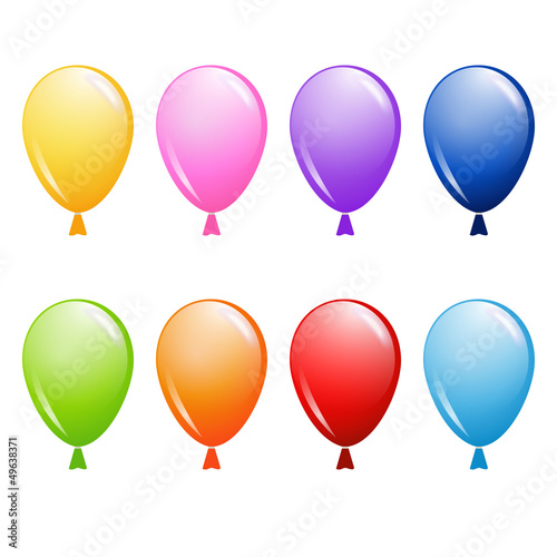 set of balloons