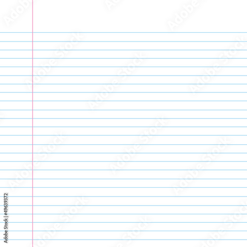 Seamless lined paper