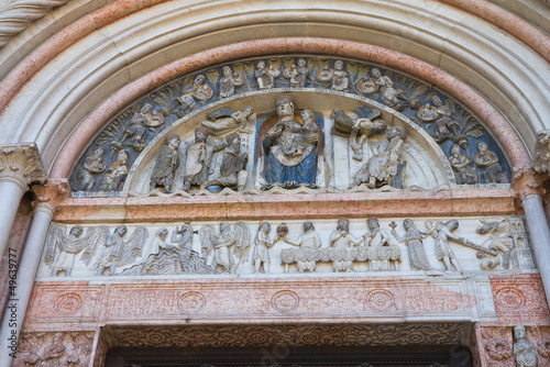 Baptistery of Parma. Emilia-Romagna. Italy.