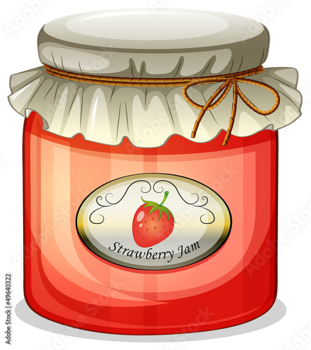 A strawberry jam