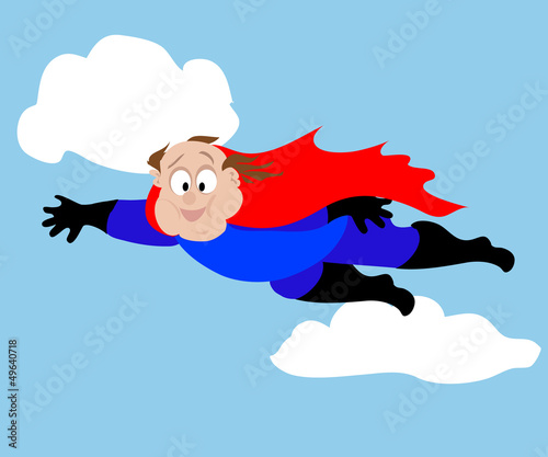 Chubby superman