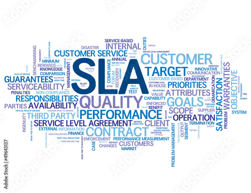 "SLA" Tag Cloud (service level agreement business performance)