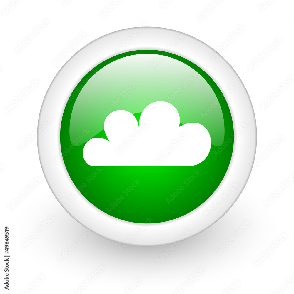 weather forecast green circle glossy web icon weather forecast green circle glossy web icon
