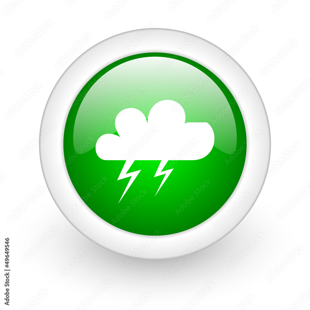 weather forecast green circle glossy web icon weather forecast green circle glossy web icon