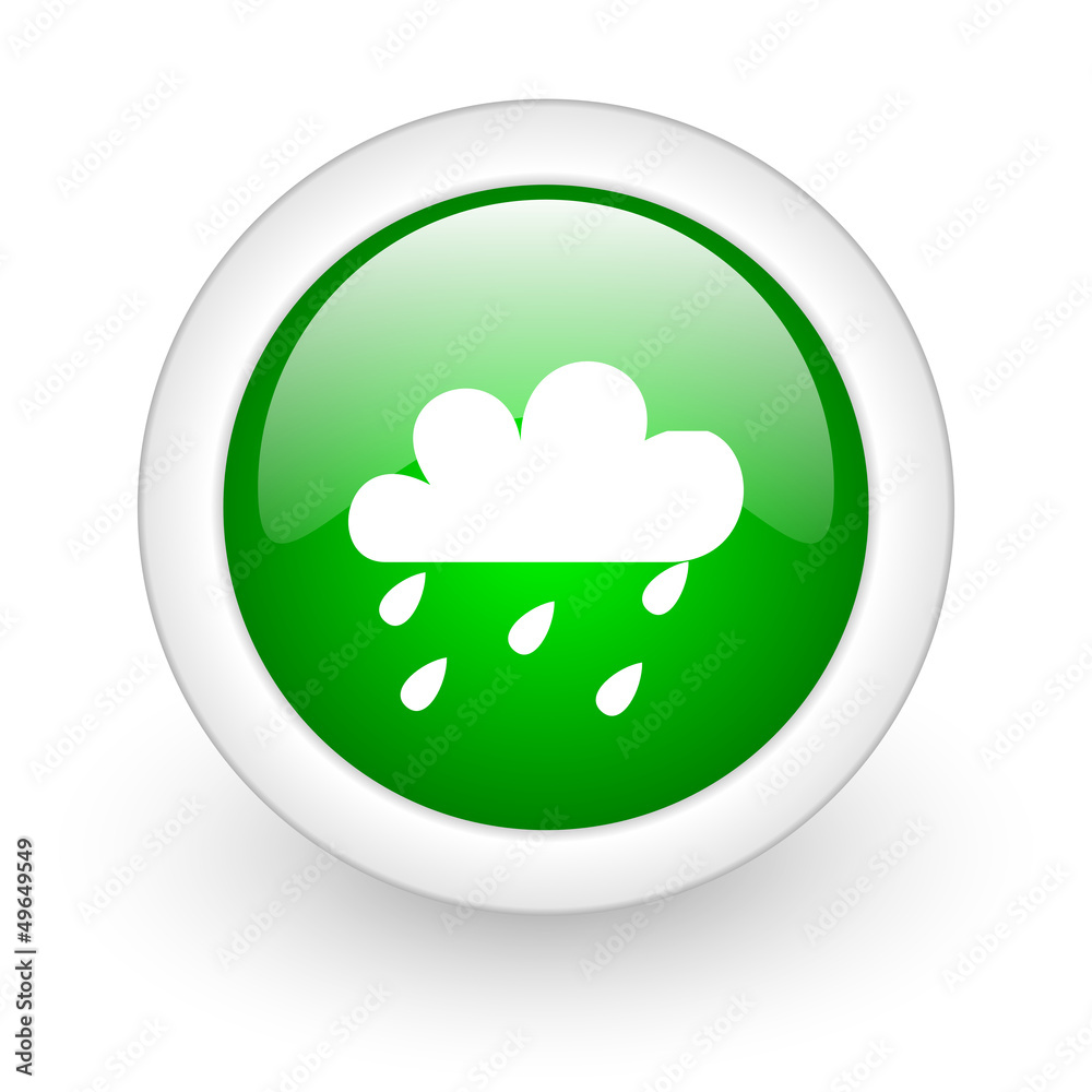 weather forecast green circle glossy web icon weather forecast green circle glossy web icon