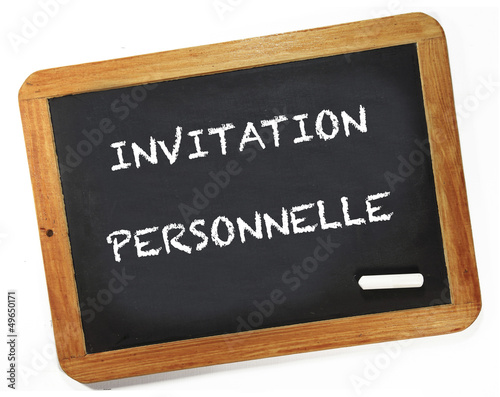 invitation personnelle