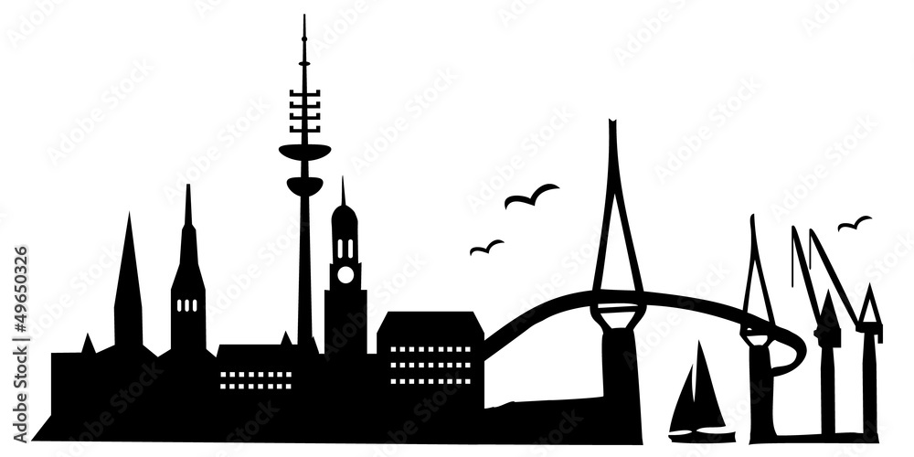 Naklejka premium Hamburg