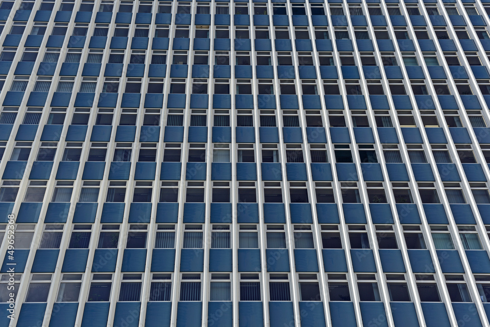Abstraktes Detail der Fassade eines Bürogebäudes Abstraktes Detail der Fassade eines Bürogebäudes