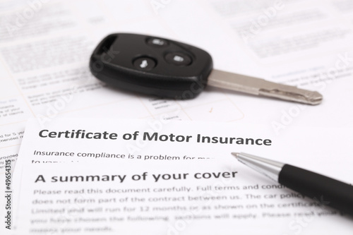 Certificate of motor insurance © Nonwarit