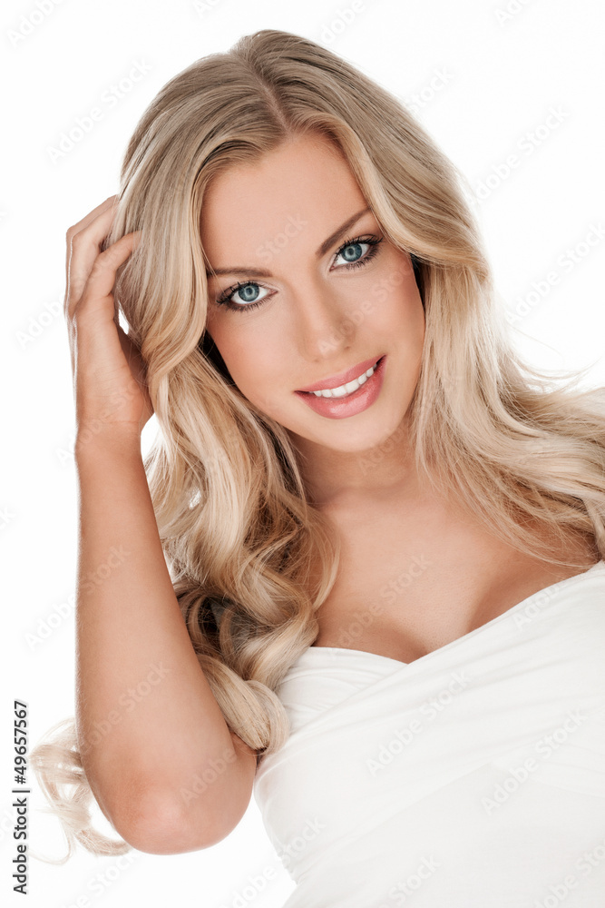 Beautiful blonde woman Beautiful blonde woman