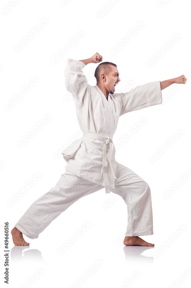 Karate martial arts fighter Karate martial arts fighter