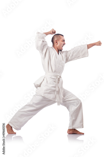 Karate martial arts fighter