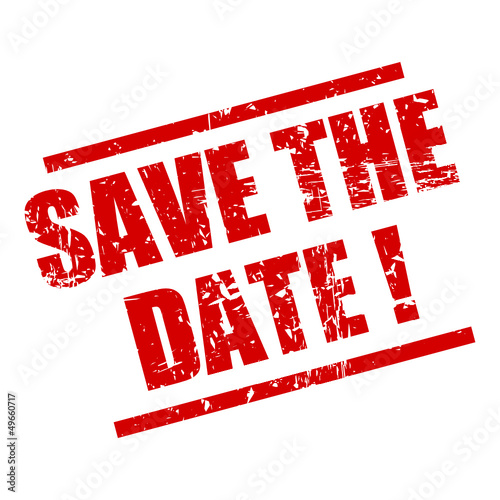 stamp corners save the date! I