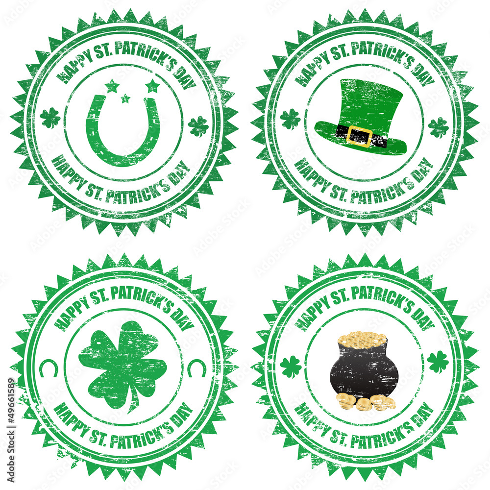 Happy St. Patrick's Day stamps Happy St. Patrick's Day stamps