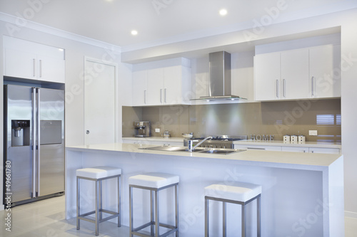 Fényképezés New modern kitchen