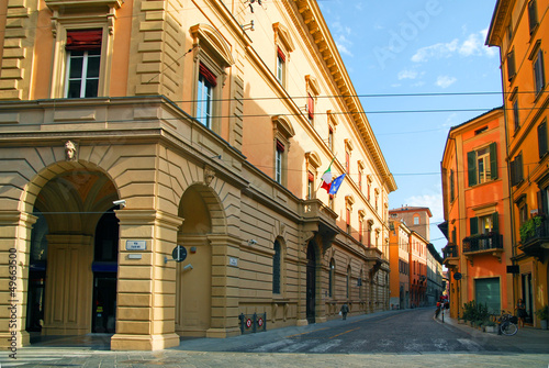Italy, Bologna old Azeglio street