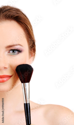 portrait of beautiful woman...