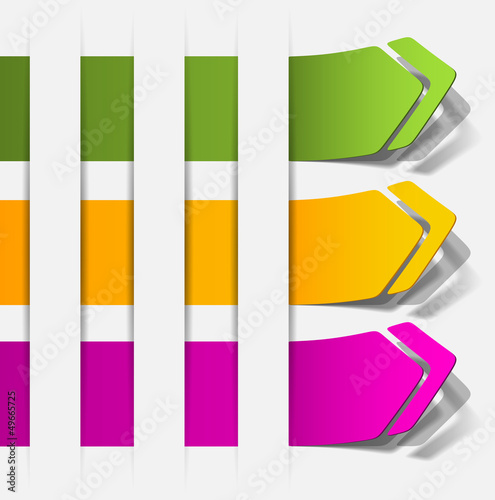 latest news, realistic design elements