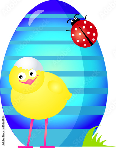 blue egg